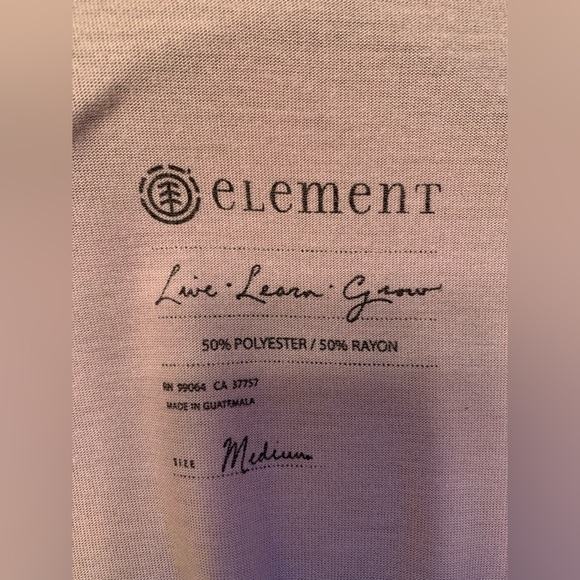 Element Rose Pink Semi-Sheer Tank Top Size M - Picture 3 of 3